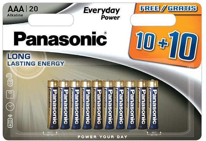 Image du produit Panasonic Pile jetable Everyday Power (20 pcs, AAA)