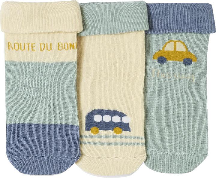 Actual product image Vertbaudet 3er-Pack Jungen Baby Socken Oeko-Tex (pack of 3, 18)
