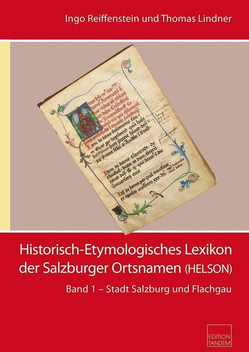 Actual product image Historical-Etymological Lexicon of Salzburg Place Names (German, Ingo Lindner Reiffenstein, 2015)