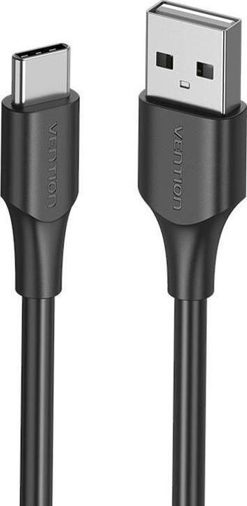 Actual product image Vention USB 2.0 A to USB-C 3A cable 0.25m CTHBC black (0.25 m, USB 2.0, 60 W)