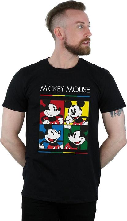 Immagine prodotto Disney Mickey Mouse Square Colour Maglietta Uomo (S)