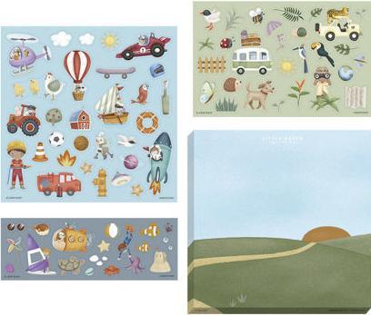 Actual product image Little Dutch Sticker set 3 sheets Jim&Friends from