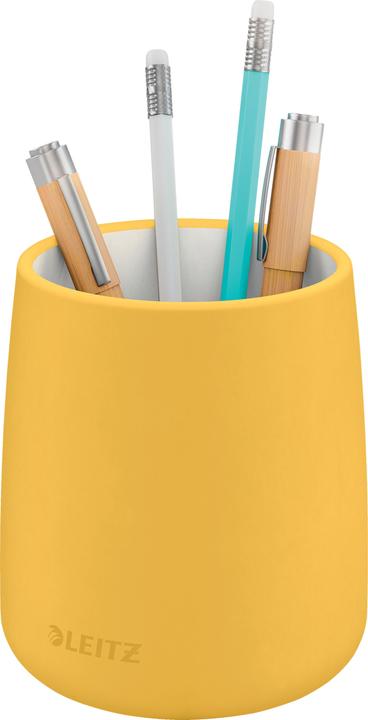 Actual product image Leitz Pencil case Cosy 53290019 yellow 92x92x138mm
