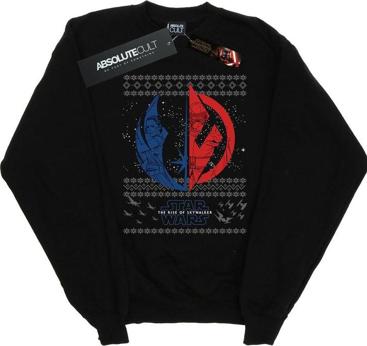 Star Wars The Rise Of Skywalker Christmas Split Symbol Sweatshirt (L)