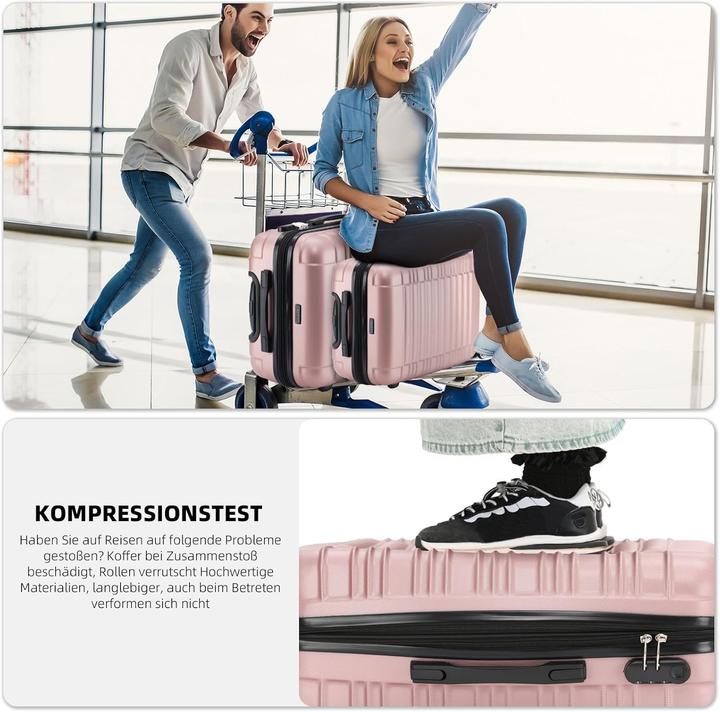Immagine prodotto Beibye Hartschalenkoffer Bordcase Handgepäck (45 l, Bagaglio a mano (fino a 50 litri))