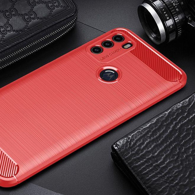 Actual product image MU Style Carbon Fiber TPU Softcase Series (Motorola Moto G50)