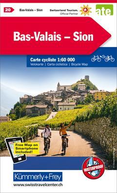 Image du produit Carte vélo Bas-Valais-Sion n° 20