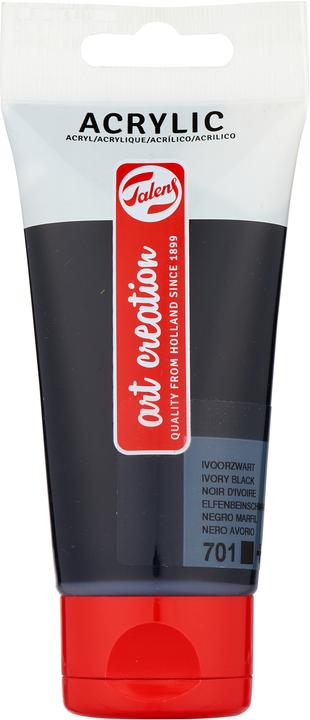 Produktbild Royal Talens Acrylfarbe ArtCreation, elfenbeinschwarz, 75 ml (Elfenbeinschwarz, 75 ml)
