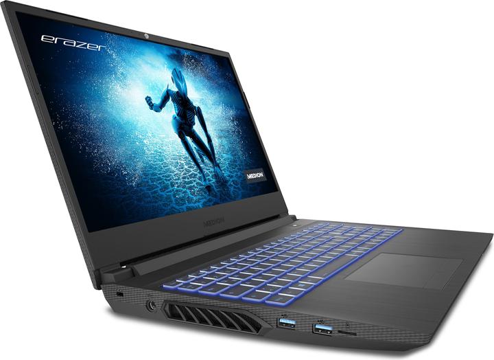 Produktbild Medion Erazer Deputy P25 MD62343 15.6 gaming laptop (15.60", AMD Ryzen 5 5600H, 8 GB, 512 GB, Eng. Int.)