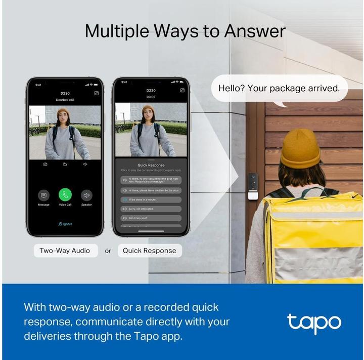 Actual product image TP-Link Tapo D230S1 (Ethernet, Wi-Fi)