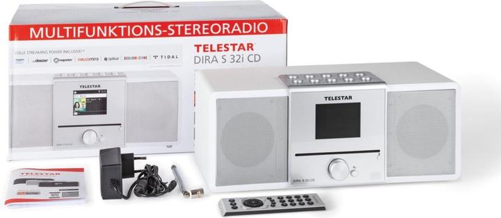 Produktbild Telestar DIRA S 32i CD (Internetradio, DAB+, UKW, FM, Bluetooth, WLAN)