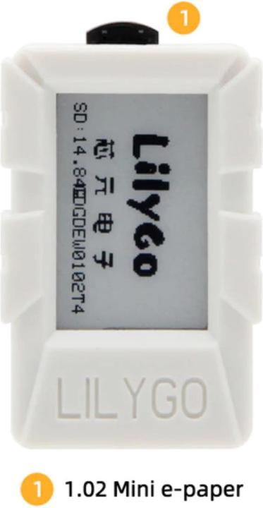 Produktbild Lilygo TTGO Mini E-Paper Core ESP32 mit 1.02 Inch Display und Gehäuse
