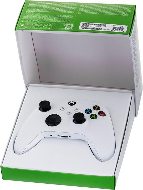 Actual product image Microsoft Xbox Wireless Controller - Robot White (Xbox Series S, Xbox One X, Xbox Series X, PC, Xbox One S)