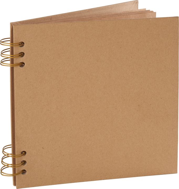 VBS Ring binder album, 20x20 cm, kraft paper pages