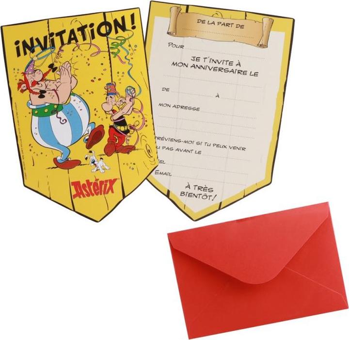 Image du produit Chaks Astérix et Obélix: Invitation - 8 pièces (8 pcs)