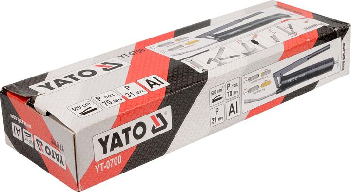 Actual product image Yato YT-0700 Hand Grease Gun Lever Grease Gun