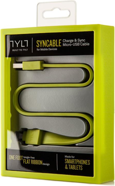 Actual product image Tylt Syncable microUSB (0.30 m, USB 2.0)