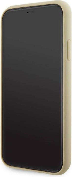 Produktbild Guess Strass-Dreieck-Metall-Logo-Hülle für iPhone 11 Pro Gold (Apple iPhone 11 Pro)
