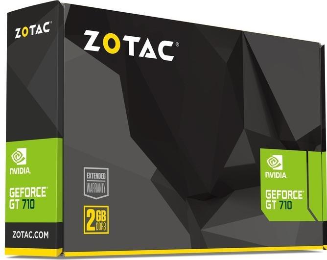 Actual product image Zotac GT 710 DDR3 DVI HDMI (2 GB)