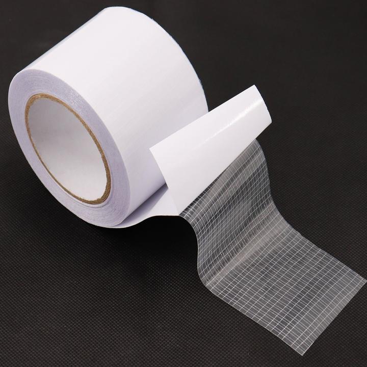 Actual product image Aquagart 6x Reparaturklebeband I Gewächshausfolie Gitterfolie UV beständig 8cm x 15m (80 mm)