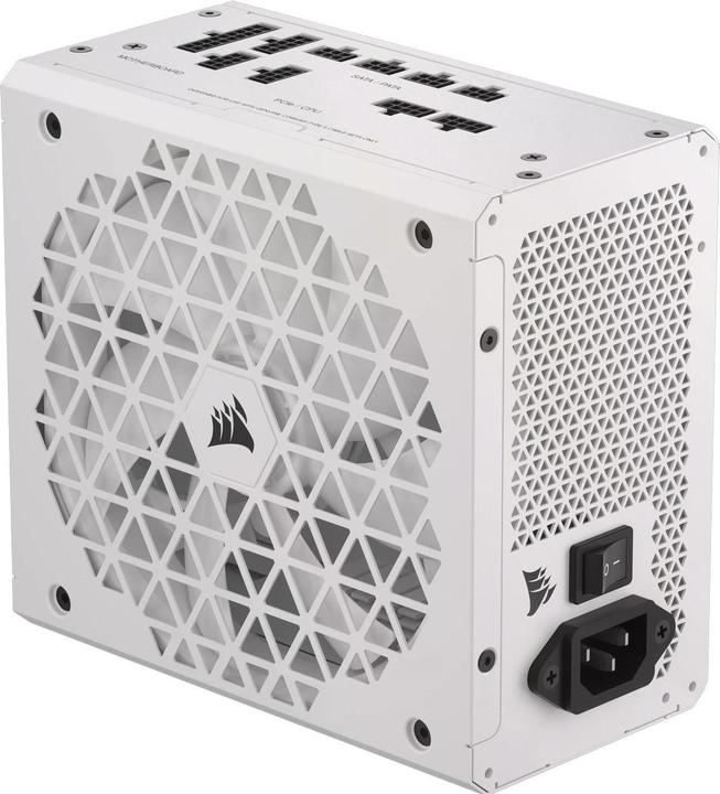 Actual product image Corsair RMx Shift White Series, RM750x Shift White, 750 Watt, 80 PLUS GOLD Certified, Fully Modular Power Su (750 W)