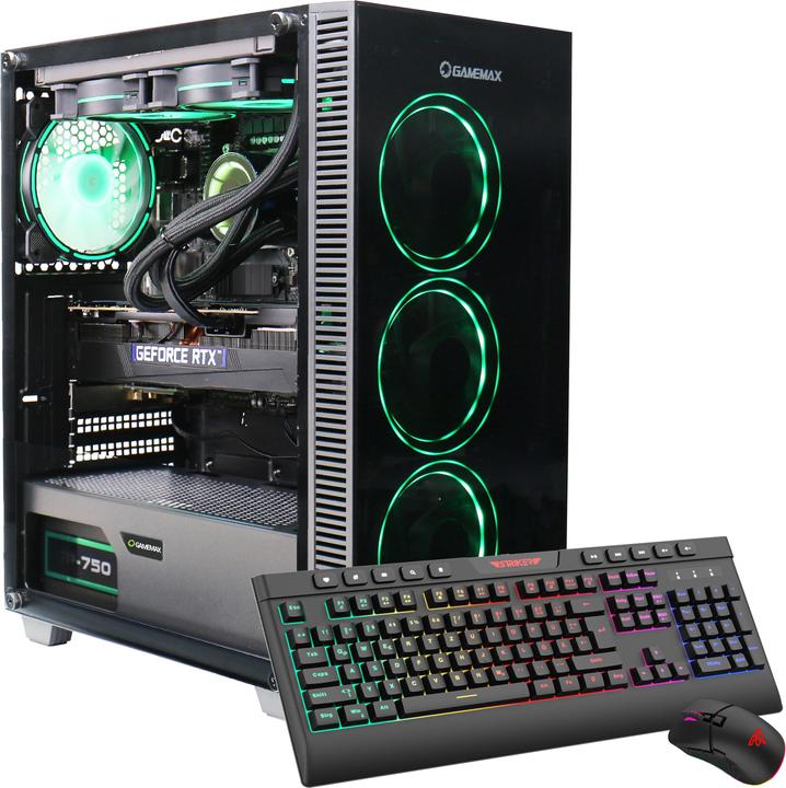 Actual product image Hyrican Gamemax Draco XD 7453 R5-7600X3D 32GB/1TB SSD RTX 5070 Win11 (AMD Ryzen 5 7600X3D, 32 GB, 1000 GB, GeForce RTX 5070)