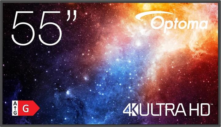 Optoma 55IN UHD 450 CD/M2 1233 X 703 X (3840 x 2160 pixels, 55")