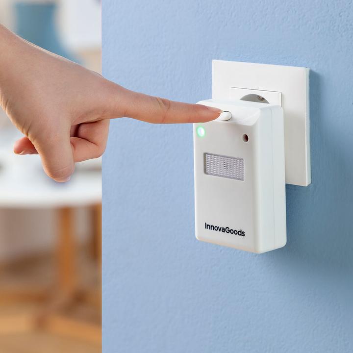 Image du produit InnovaGoods Repousseur de parasites à ultrasons avec lumière LED Killekt Duo 2 pièces