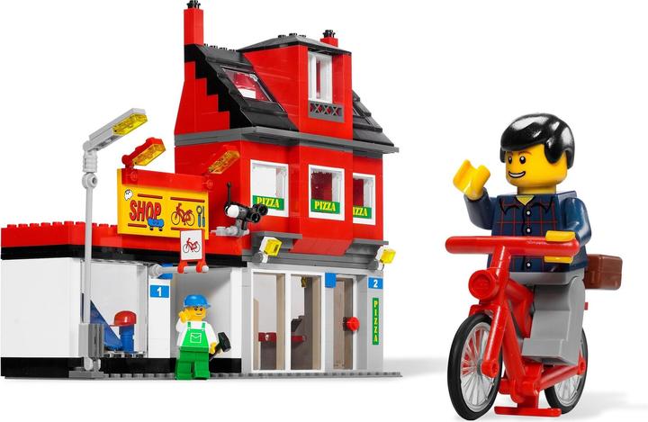 Image du produit LEGO Stadtviertel mit Bus (7641, LEGO City)