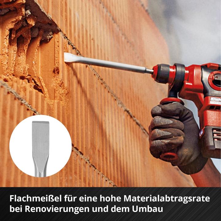 Image du produit Einhell Jeu de burins SDS-Plus 247205, 250 mm, 4 pièces