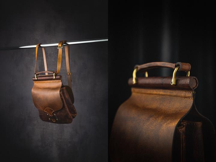 Produktbild Only-Bags.Store Lederhandtasche, Umhängetasche, Top Handle Bag, Lederrucksack, Weihnachtsgeschenk