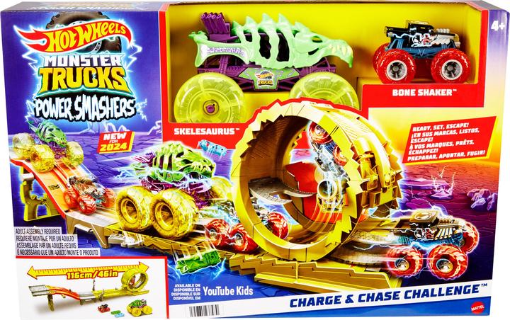 Actual product image Hot Wheels Monster Trucks Power Verfolgungsjagd