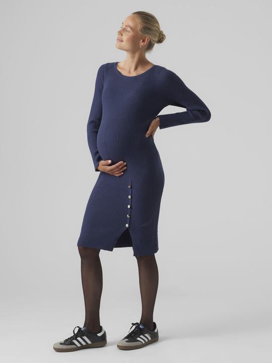 Actual product image Vero Moda Maternity Vmmaba Button Ls Boatneck Dress Ga Exc Dress (L)