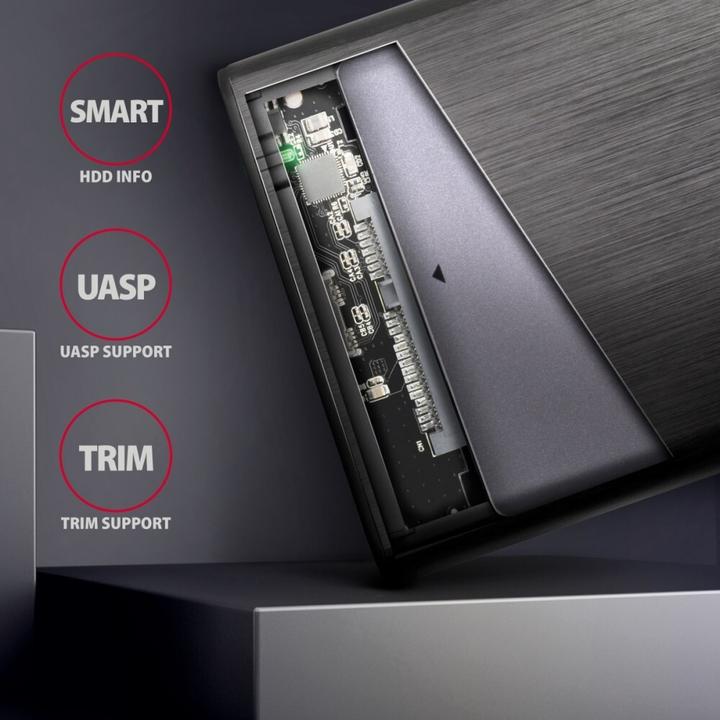 Immagine prodotto Axagon EE25-A6M Custodia per disco rigido esterno da 2,5" USB3.0 - SATA 6G (2.5")