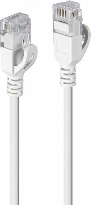 Produktbild Lindy 0.3m Cat.6A U/FTP Ultra Slim Netzwerkkabel, grau RJ45-Stecker, 500MHz, Kupfer, 30AWG (U/FTP, CAT6a, 0.30 m)