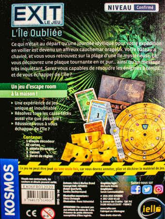 Produktbild Kosmos Gesellschaftsspiel Exit - L'Ãle Oubliée (BU1182080027) (Französisch)