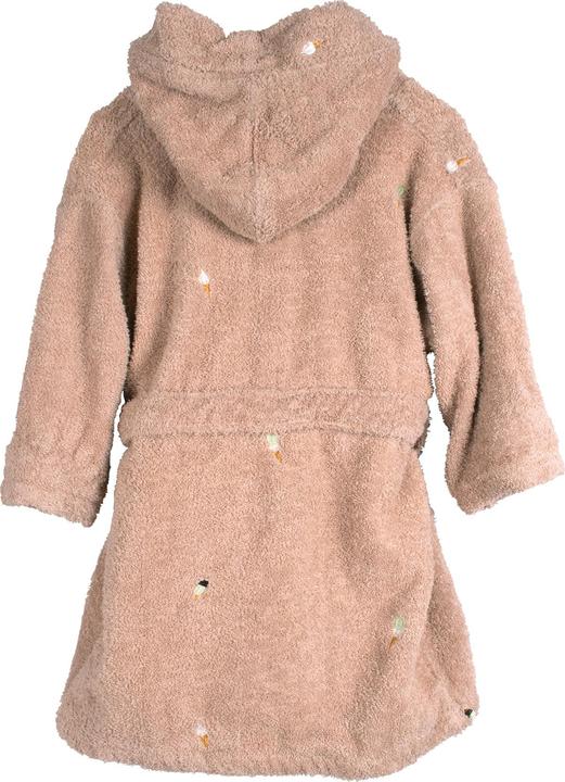 Actual product image Filibabba Embroidered bathrobe 1-2 years - Frappé (80, 86, 90, 92)