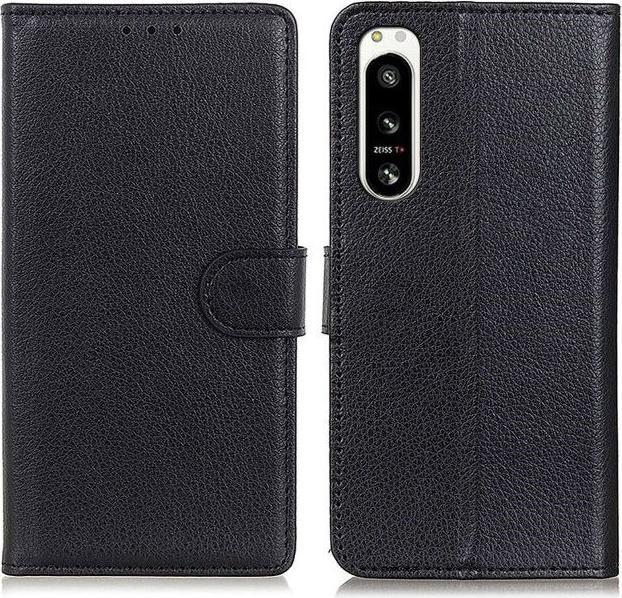Actual product image MU Classic Litchi Leather Bookcover Series (Sony Xperia 5 IV)