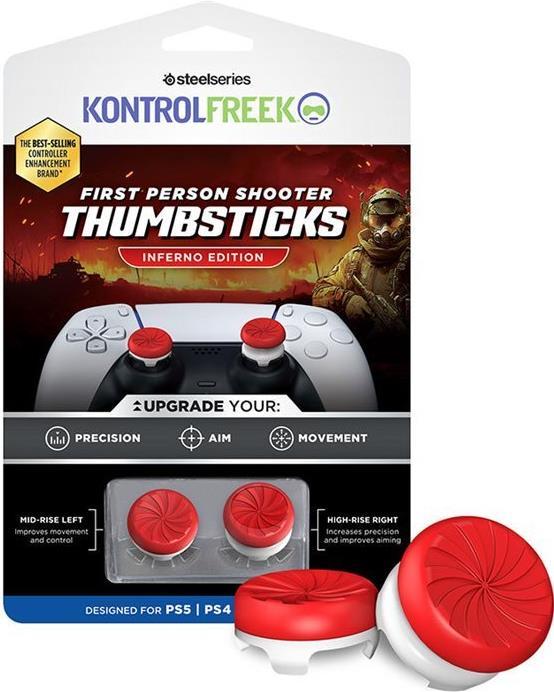 Image du produit SteelSeries FPS Inferno REDWHT Kit PS5 (PS5, PS4)