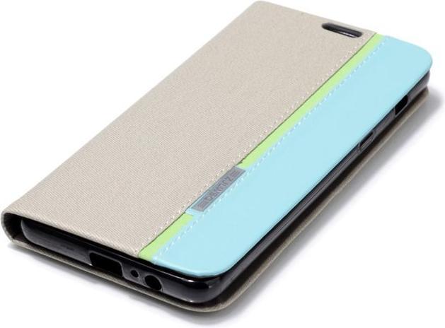 Produktbild MU Classic Leder Hülle mit Kontrastfarben (Samsung Galaxy A8 (2018))