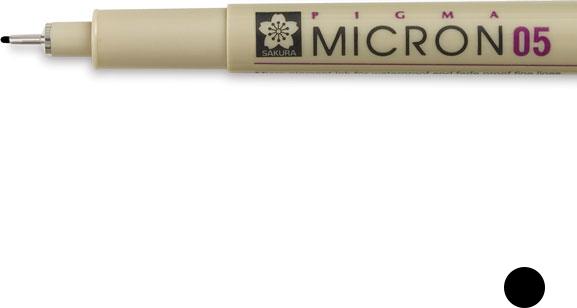 Actual product image Sakura pigma micron (Black, 1 x)