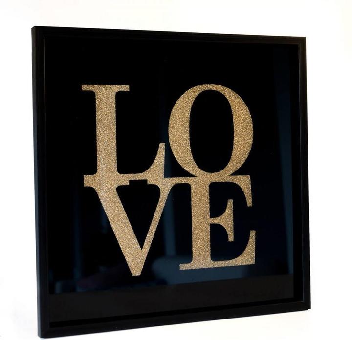 Immagine prodotto Trenddeko Amore - Glitter d'oro (30 x 30 cm)