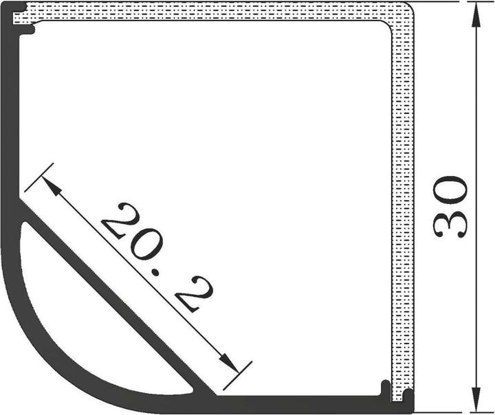 Produktbild Synergy 21 LED U-Profil 200cm - ALU015-R