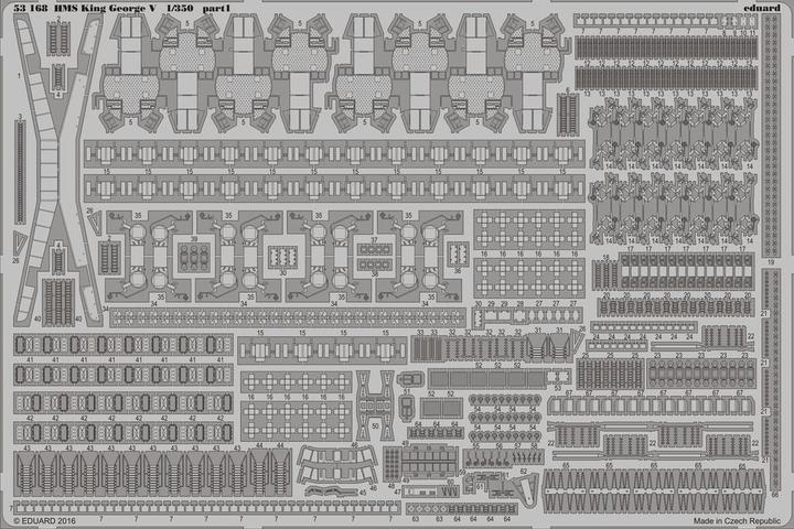 Produktbild Eduard HMS King George V for Tamiya