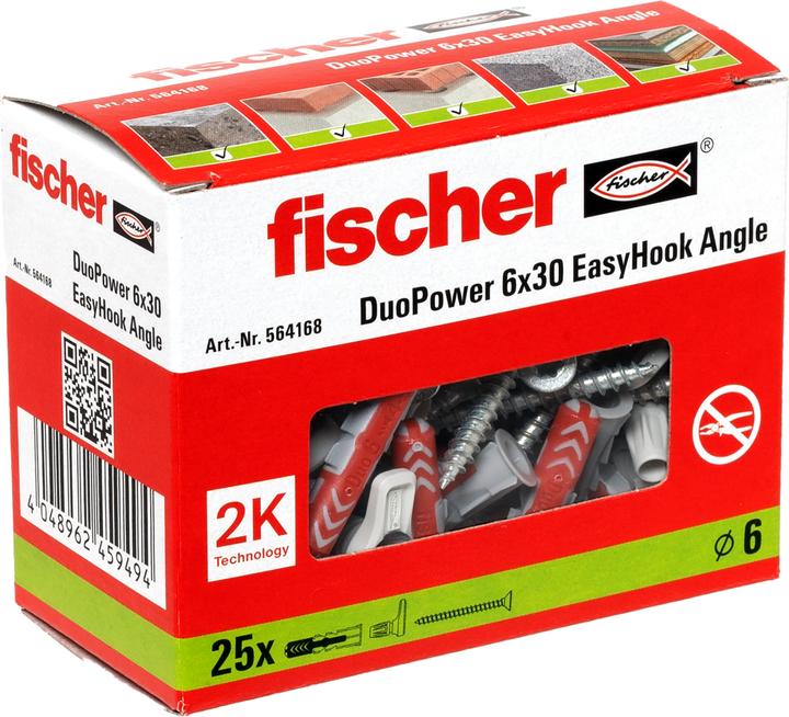 Produktbild Fischer EasyHook Angle 6 DuoPower (25 Stk.)