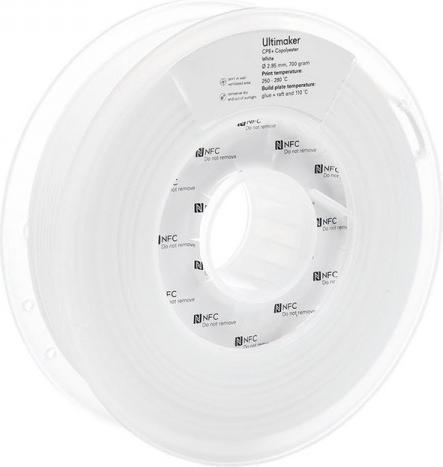 Ultimaker Filament 1645 CPE+ chemically resistant (CPE+, 2.85 mm, 700 g, White)