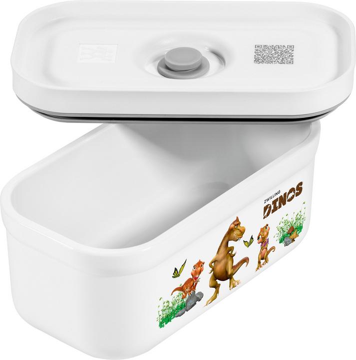 Zwilling Vakuum-Lunchbox, S | Kunststoff | weiss | Dinos (0.50 l)
