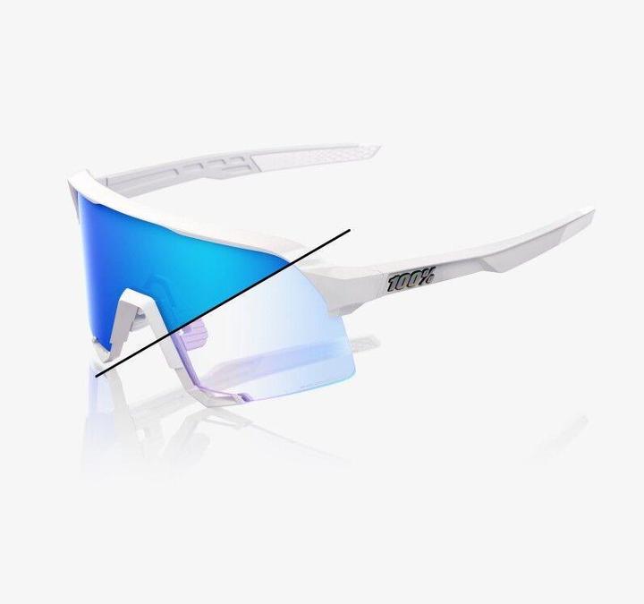 Actual product image 100% S3 LE - Bastille (LE Bastille, Blue Mirror Photochromic)