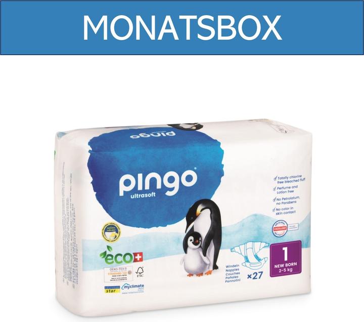 Image du produit Pingo Nouveau né (Taille 1, Pack mensuel, 324 pièce(s))