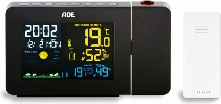 Immagine prodotto ADE Stazione meteorologica digitale con proiezione nera